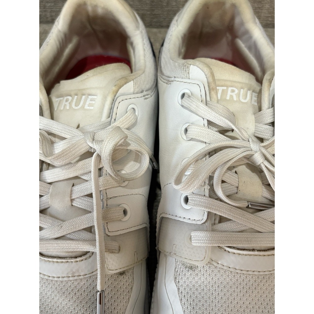 Men's True Linkswear OG Cush Gold Shoe White Size 13 - Picture 6 of 9